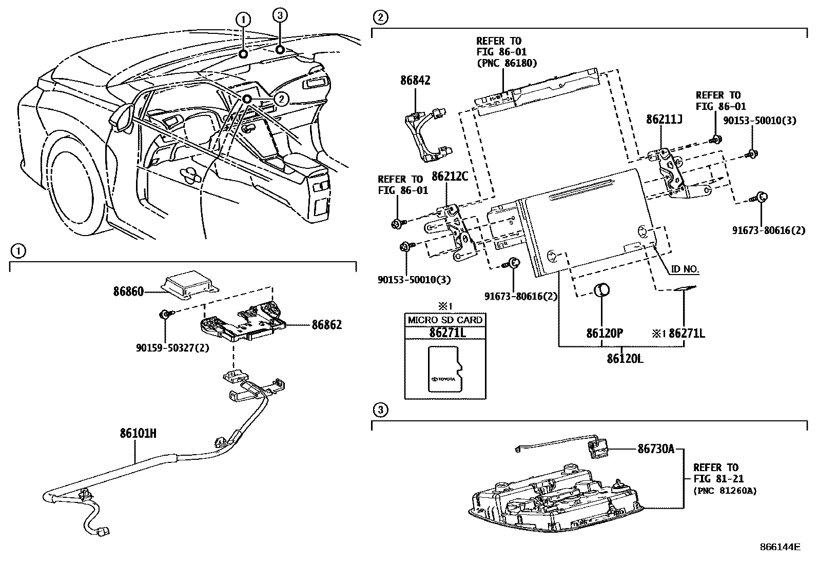 8603 — NAVIGATION & FRONT MONITOR DISPLAY