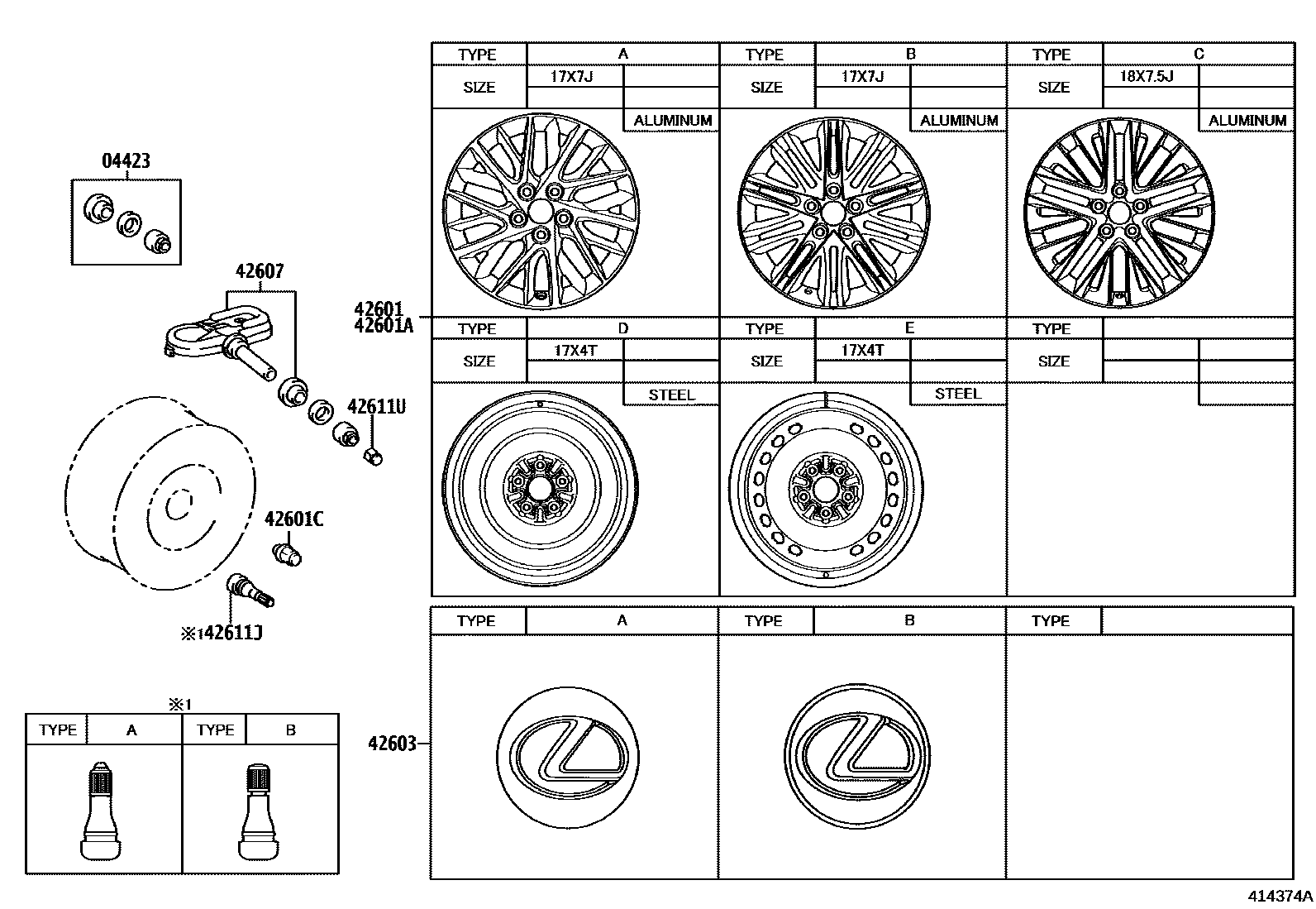 4103 — DISC WHEEL & WHEEL CAP