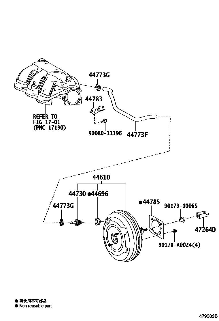 4703 — BRAKE BOOSTER & VACUUM TUBE