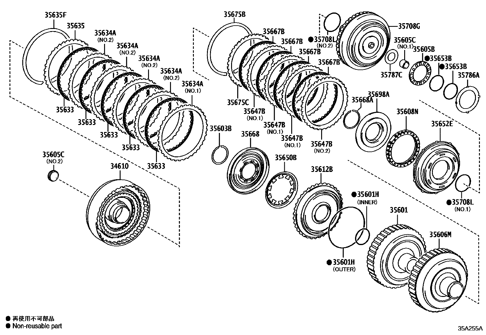 3507 — BRAKE BAND & MULTIPLE DISC CLUTCH (ATM)