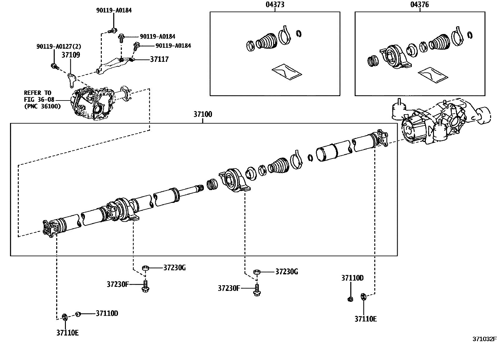 3701 — PROPELLER SHAFT & UNIVERSAL JOINT
