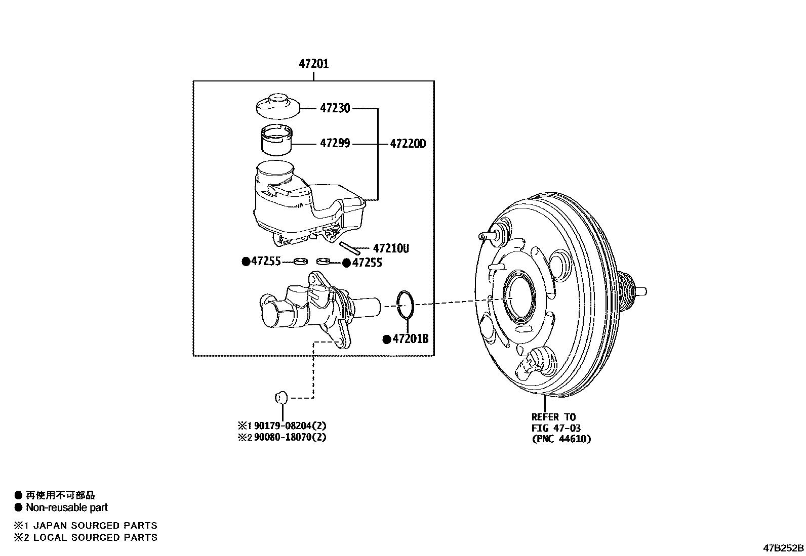 4702 — BRAKE MASTER CYLINDER