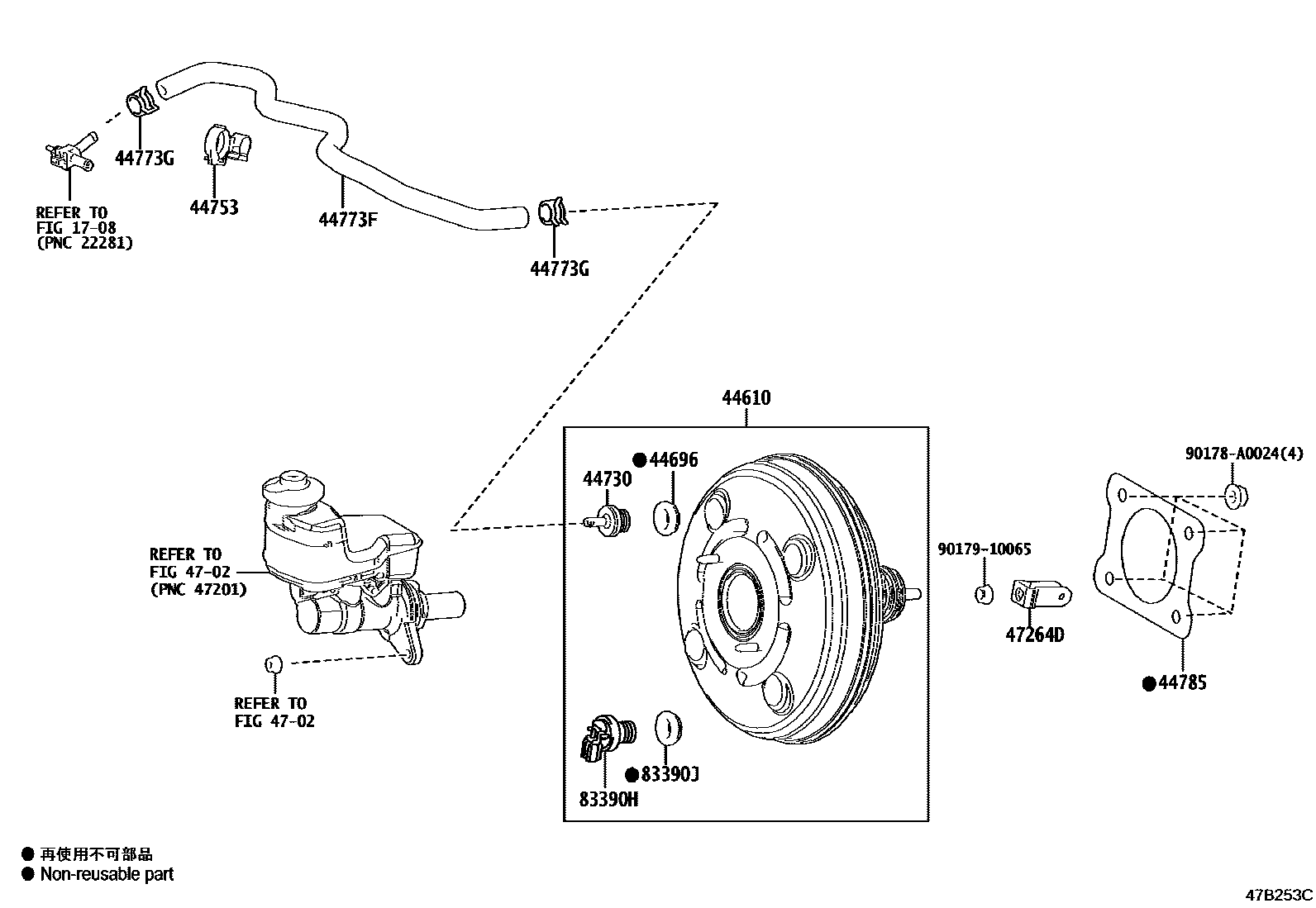4703 — BRAKE BOOSTER & VACUUM TUBE