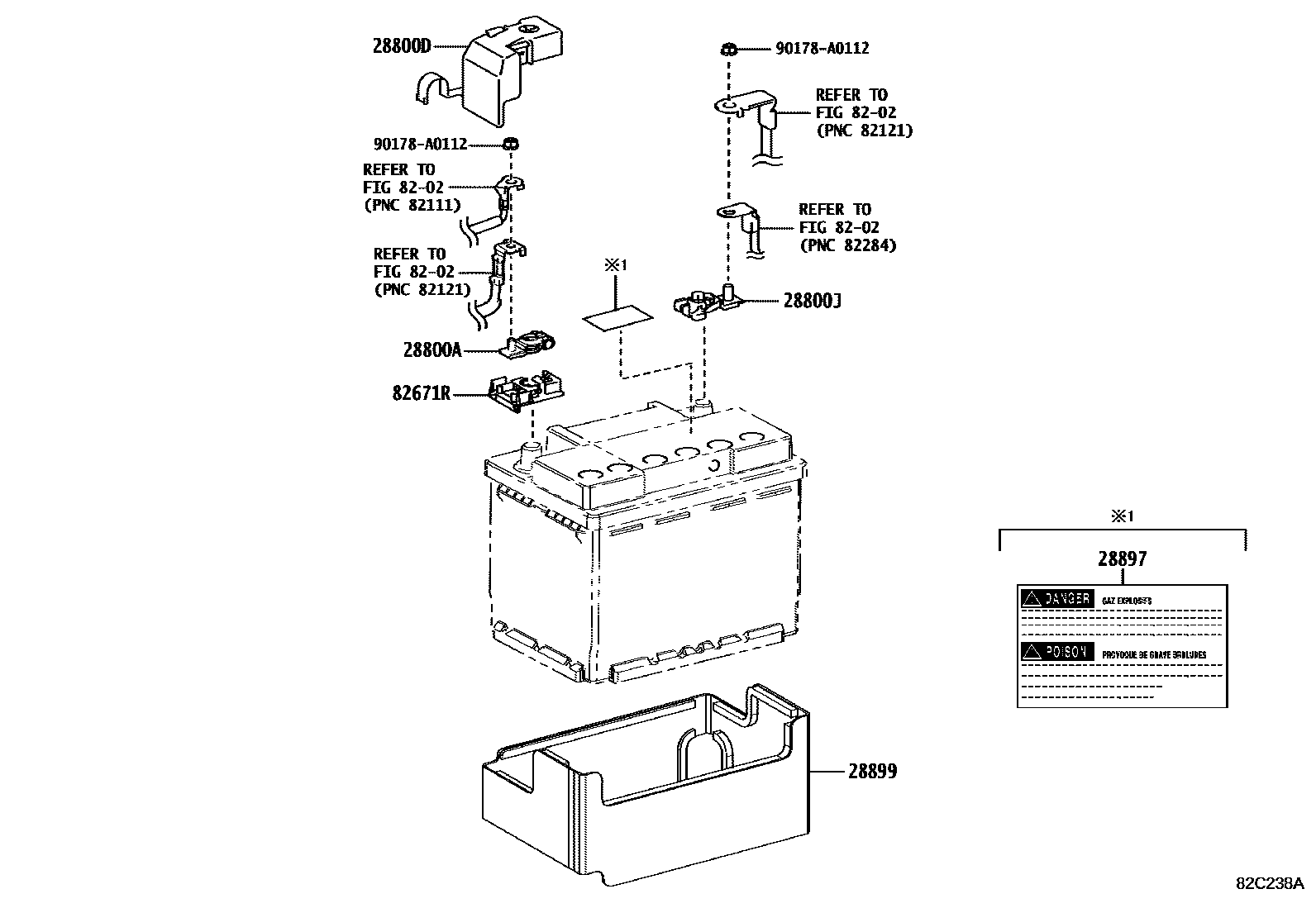 8201 — BATTERY & BATTERY CABLE