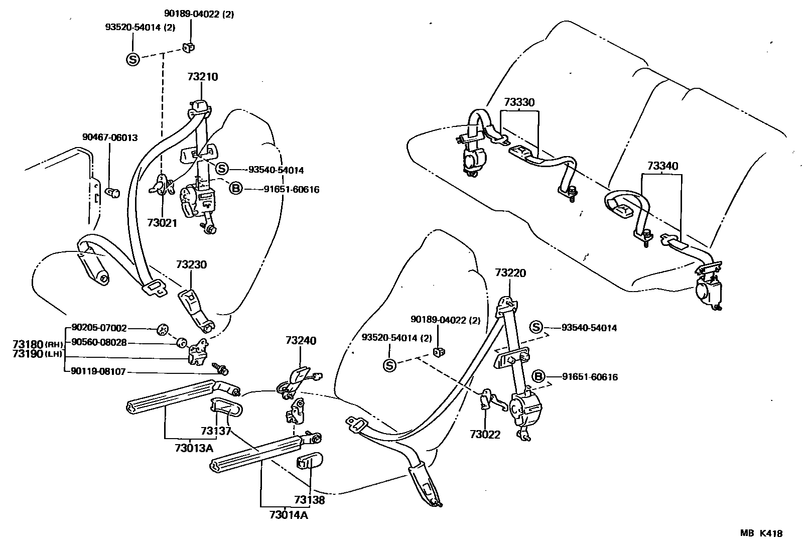 7104 — SEAT BELT & CHILD RESTRAINT SEAT