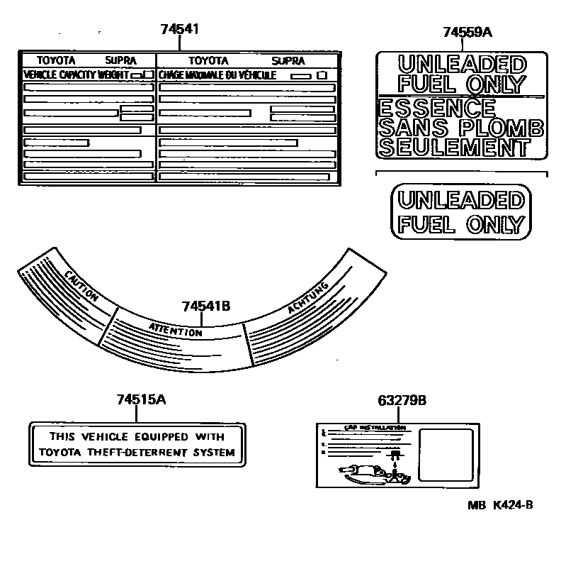 7403 — CAUTION PLATE (EXTERIOR & INTERIOR)