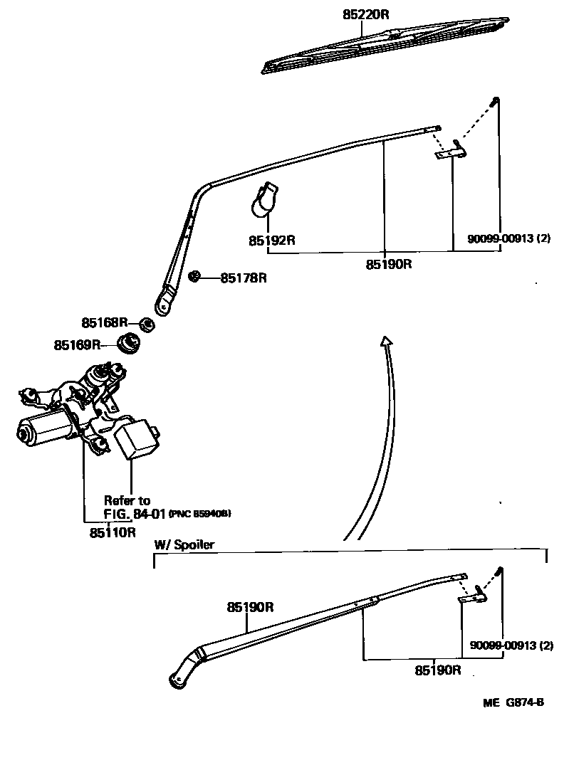 8502 — REAR WIPER