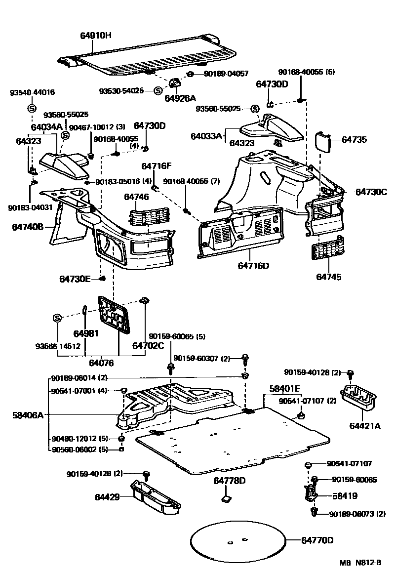 6404 — DECK BOARD & DECK TRIM COVER