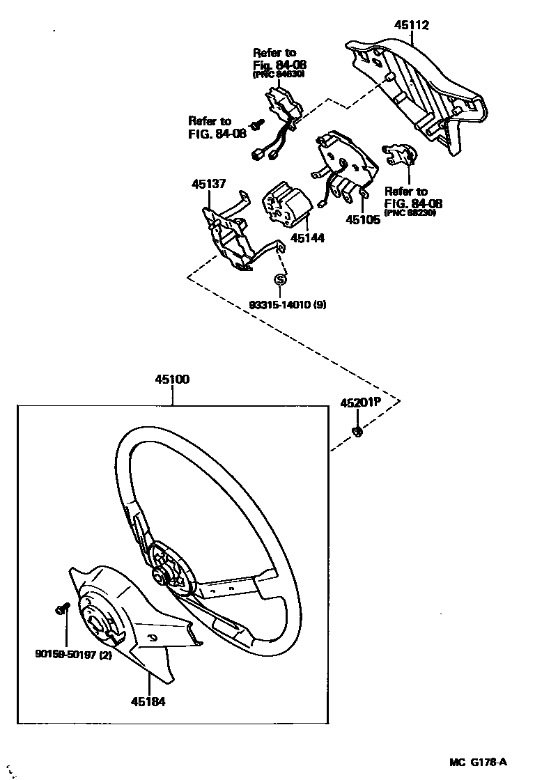 4504 — STEERING WHEEL