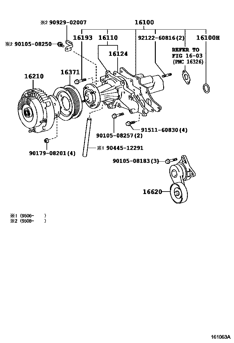 1601 — WATER PUMP