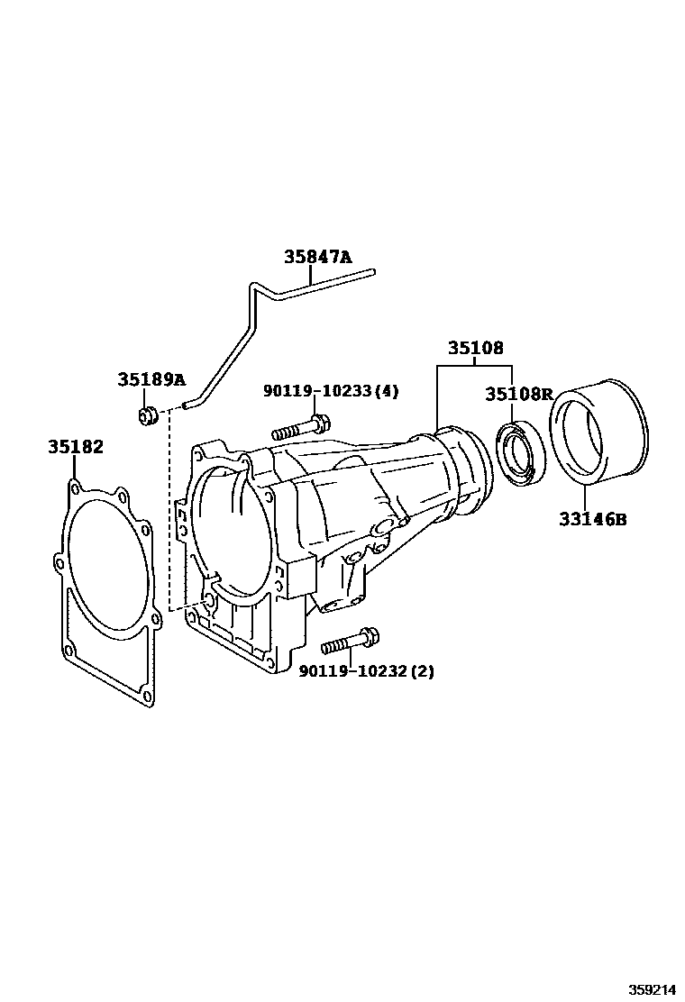 3504 — EXTENSION HOUSING (ATM)