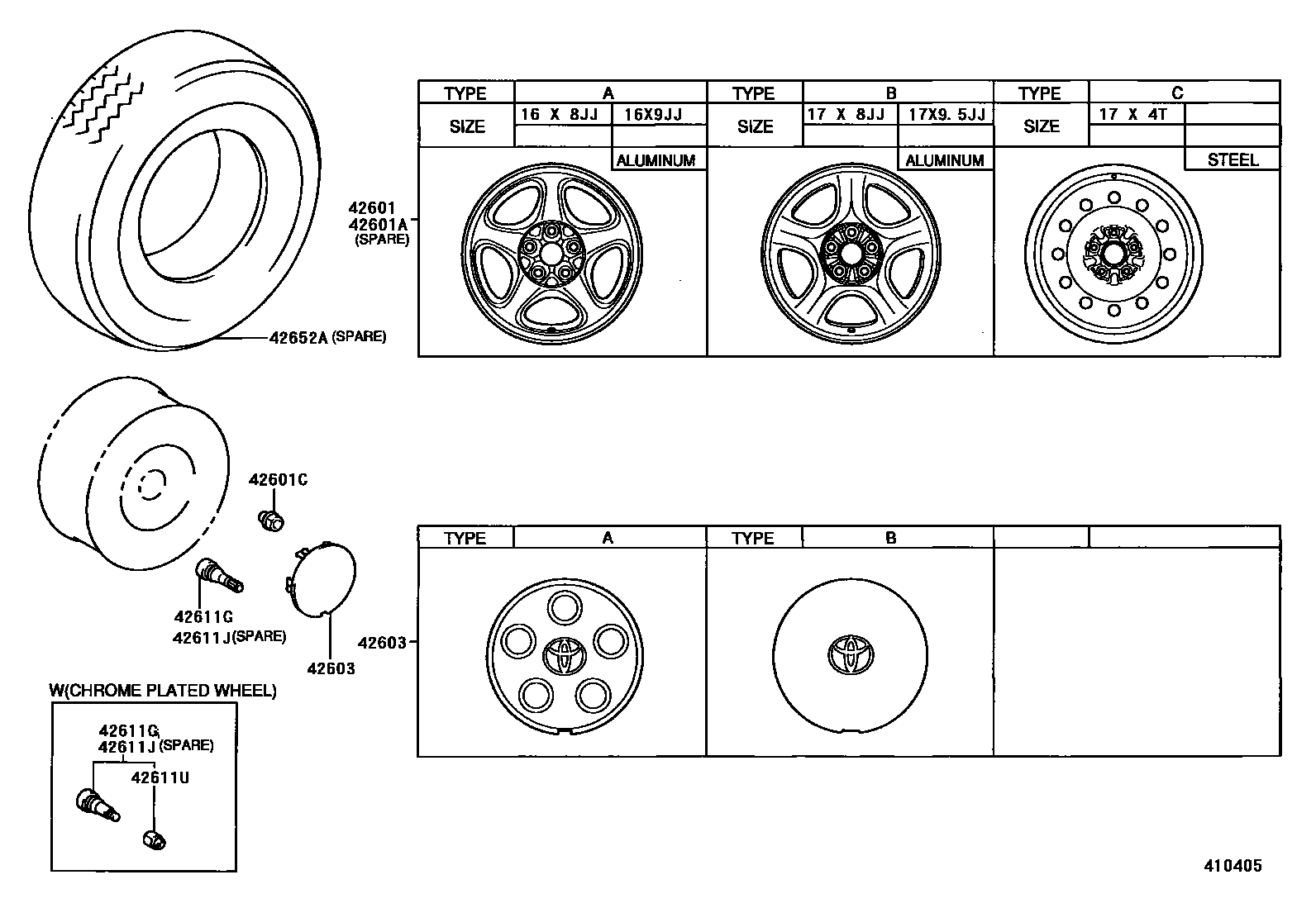 4103 — DISC WHEEL & WHEEL CAP