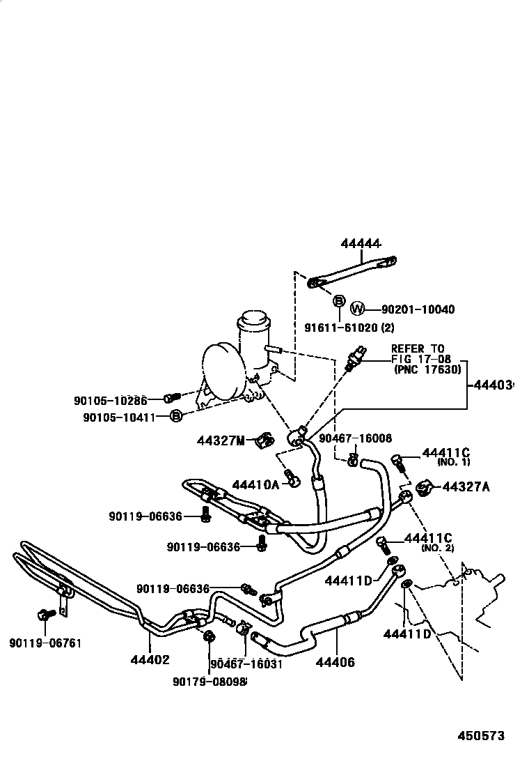4503 — POWER STEERING TUBE