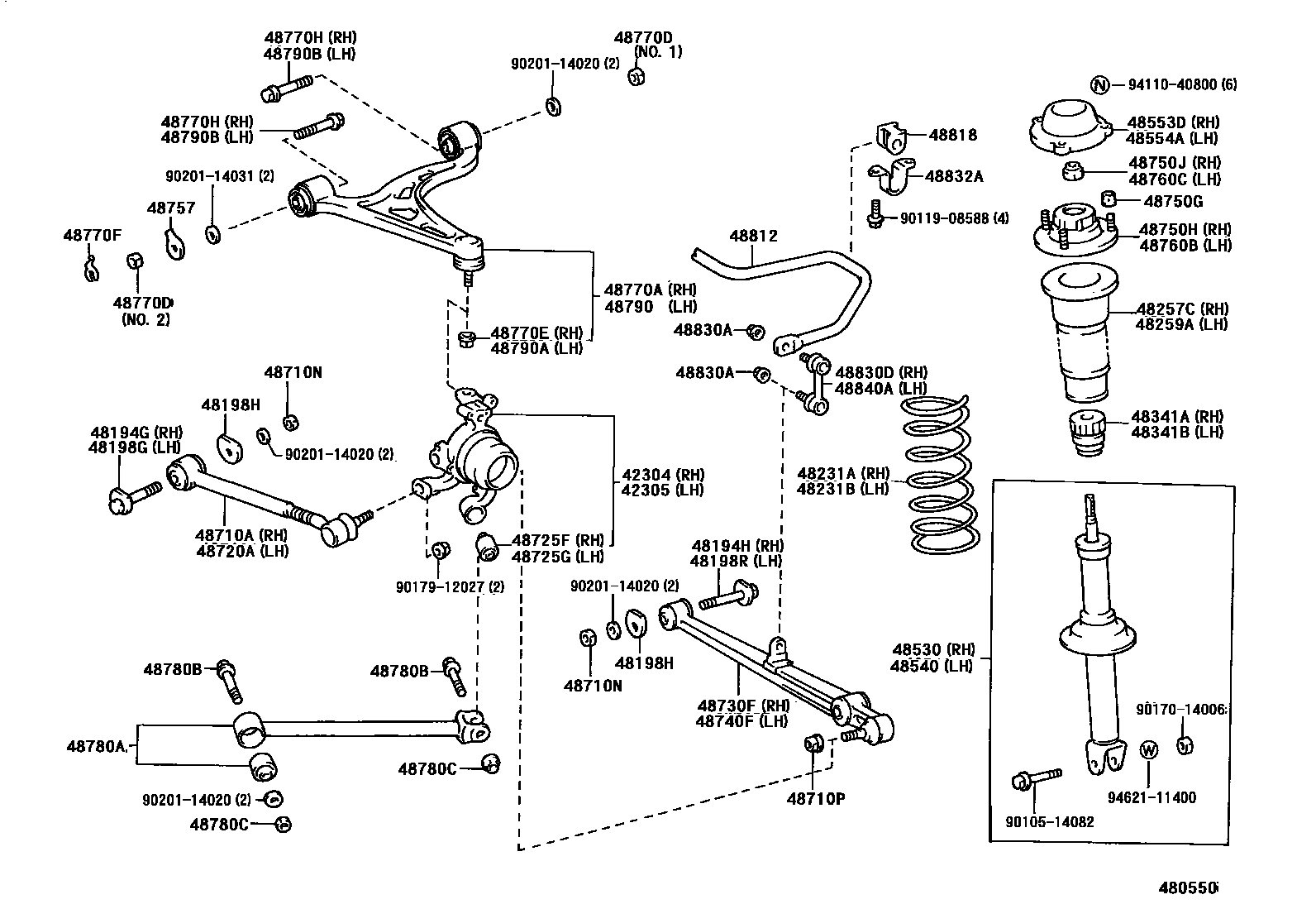 4804 — REAR SPRING & SHOCK ABSORBER