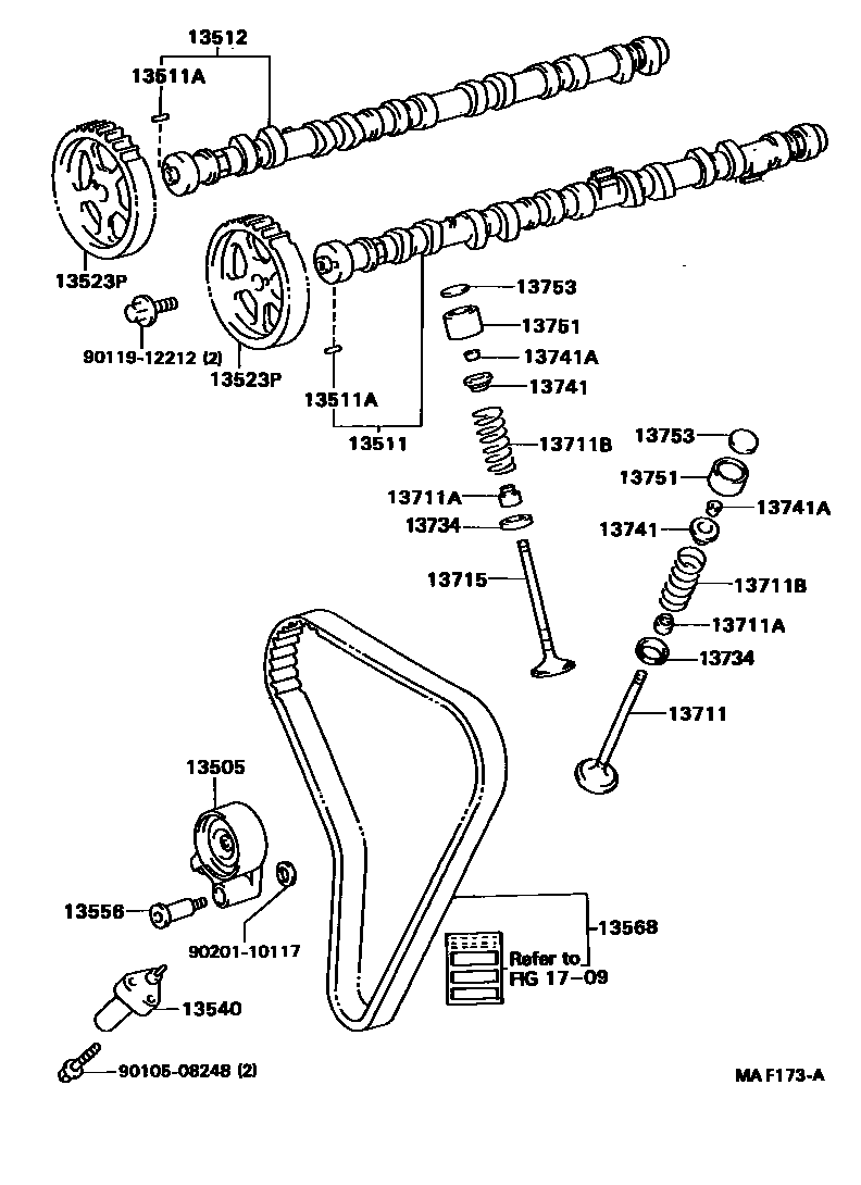 1302 — CAMSHAFT & VALVE