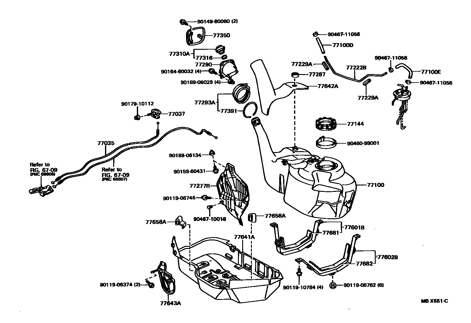 7701 — FUEL TANK & TUBE