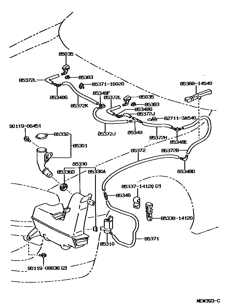 8503 — WINDSHIELD WASHER