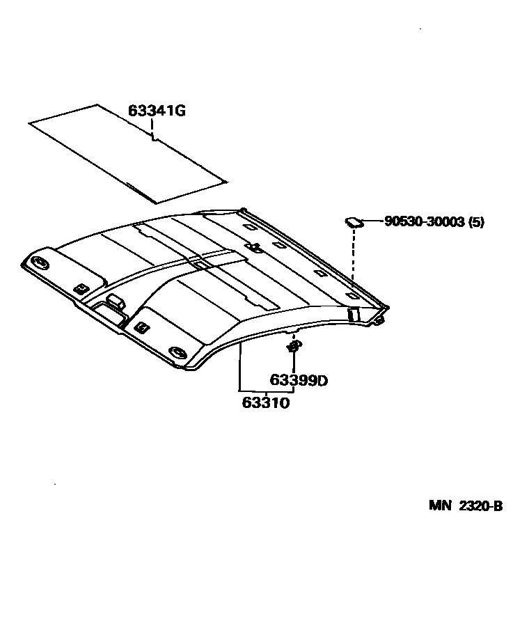 6402 — ROOF HEADLINING & SILENCER PAD