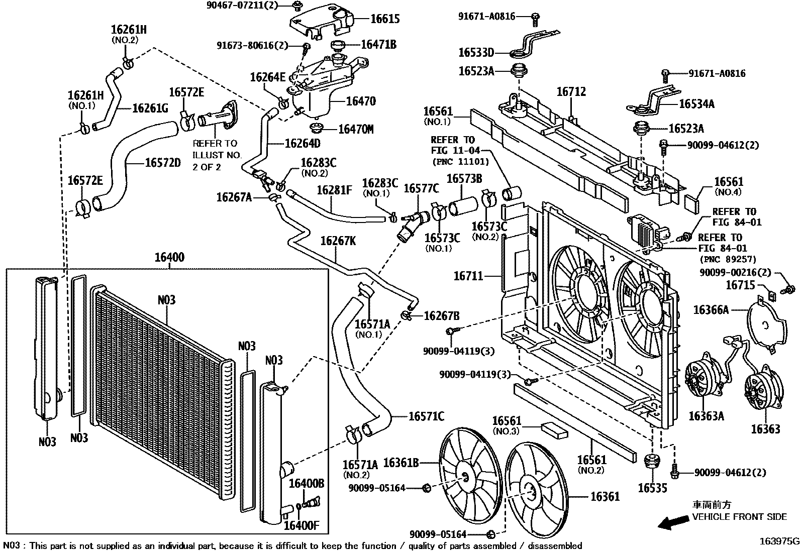 1603 — RADIATOR & WATER OUTLET