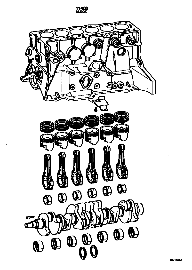 1102 — SHORT BLOCK ASSEMBLY