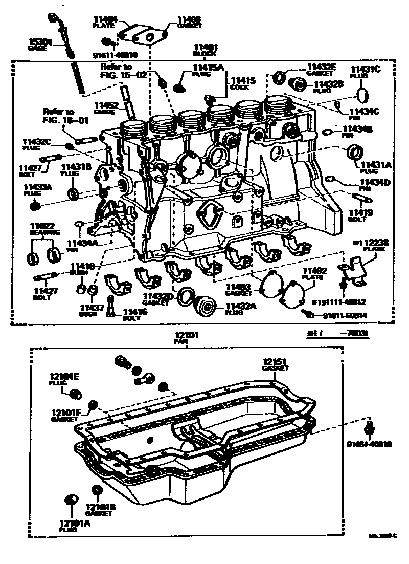 1105 — CYLINDER BLOCK
