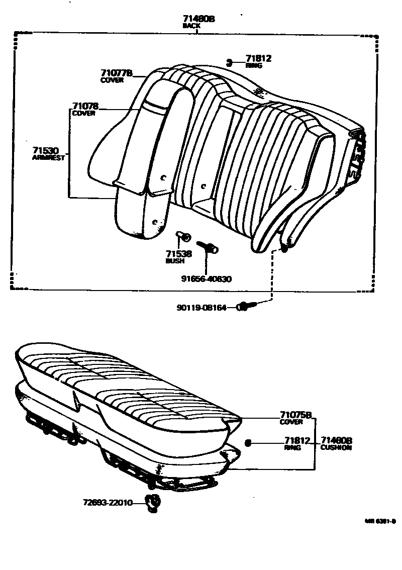 7102 — REAR SEAT & SEAT TRACK