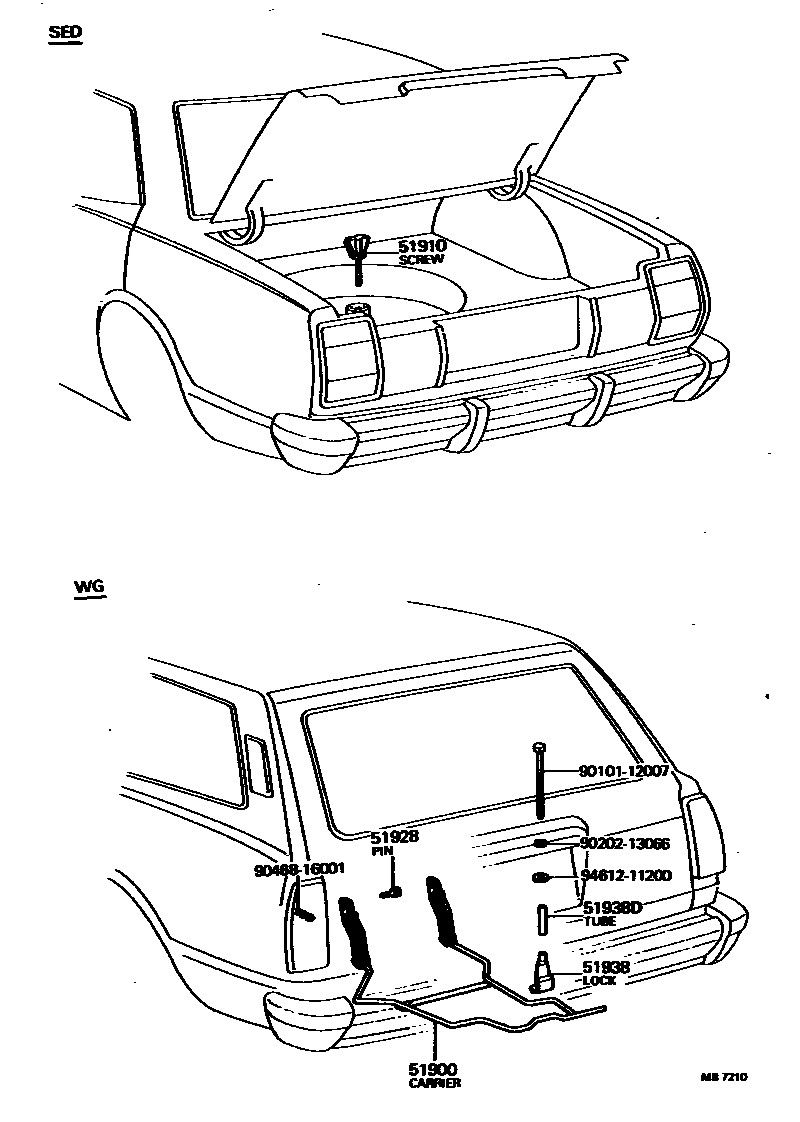 5104 — SPARE WHEEL CARRIER