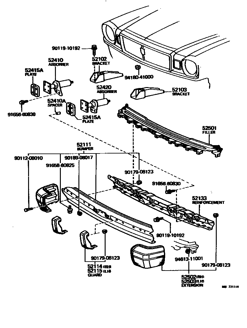 5201 — FRONT BUMPER & BUMPER STAY