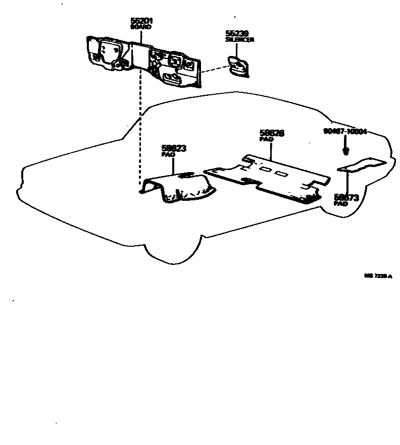 5805 — DASH SILENCER BOARD & FLOOR SILENCER PAD