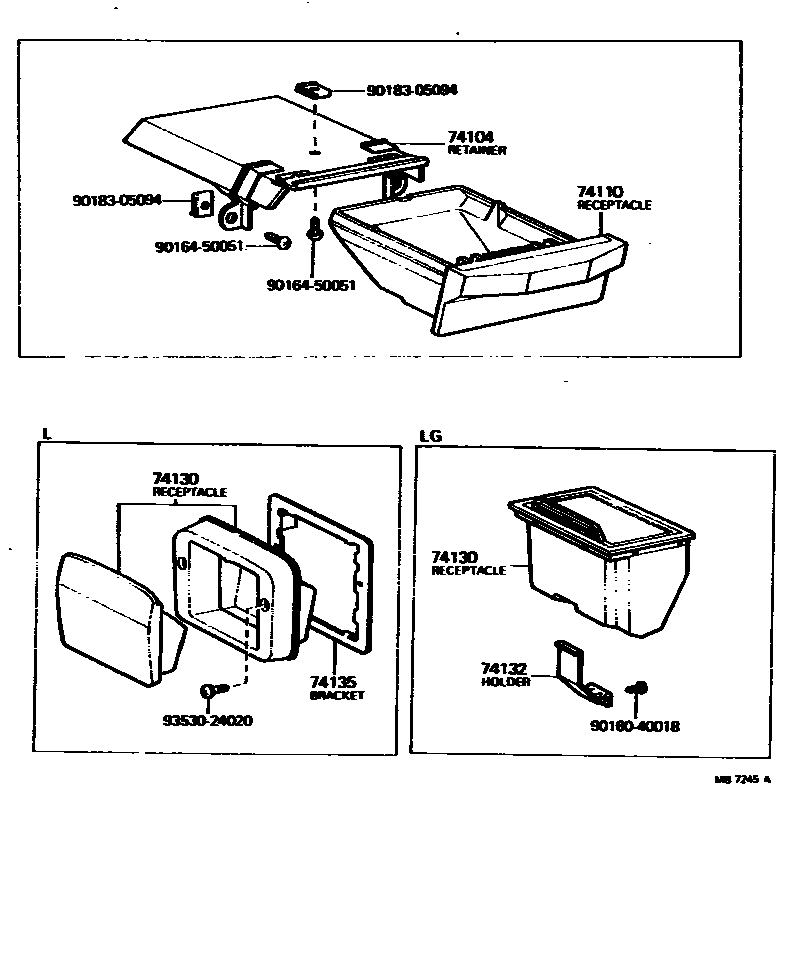 7404 — ASH RECEPTACLE