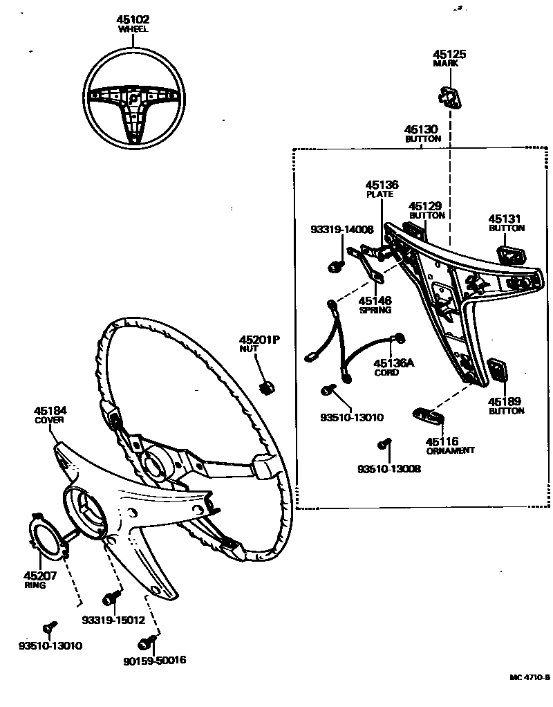 4504 — STEERING WHEEL