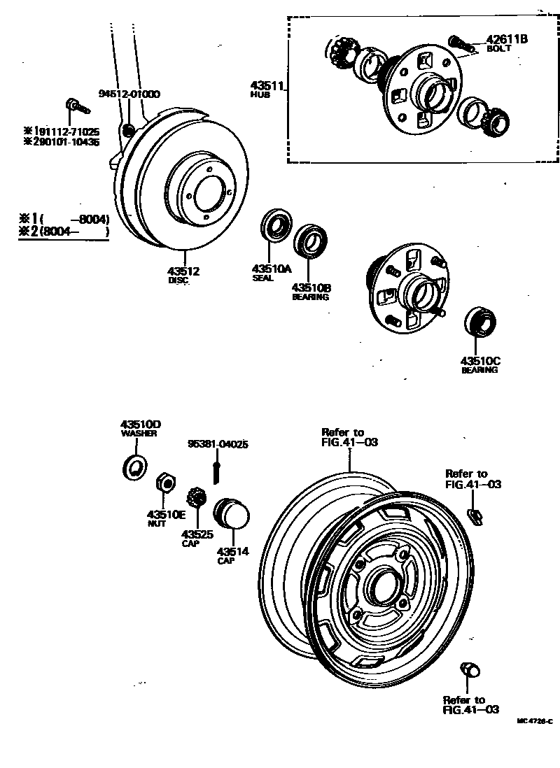 4801 — FRONT AXLE HUB