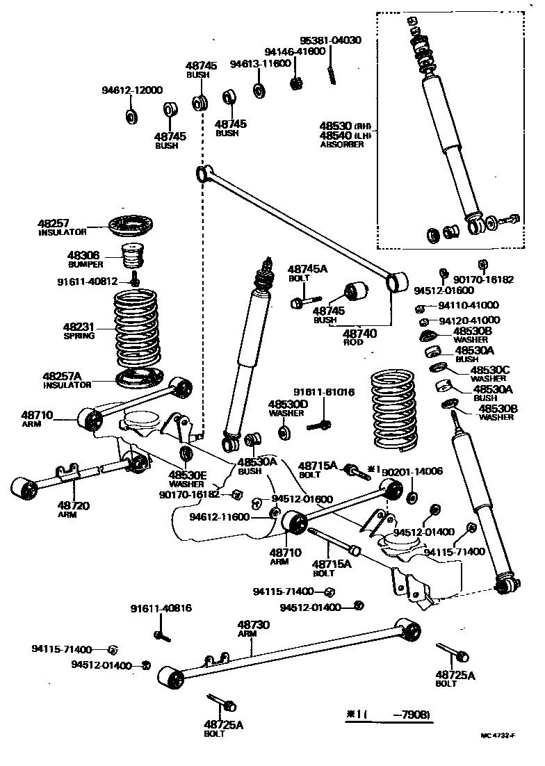4804 — REAR SPRING & SHOCK ABSORBER