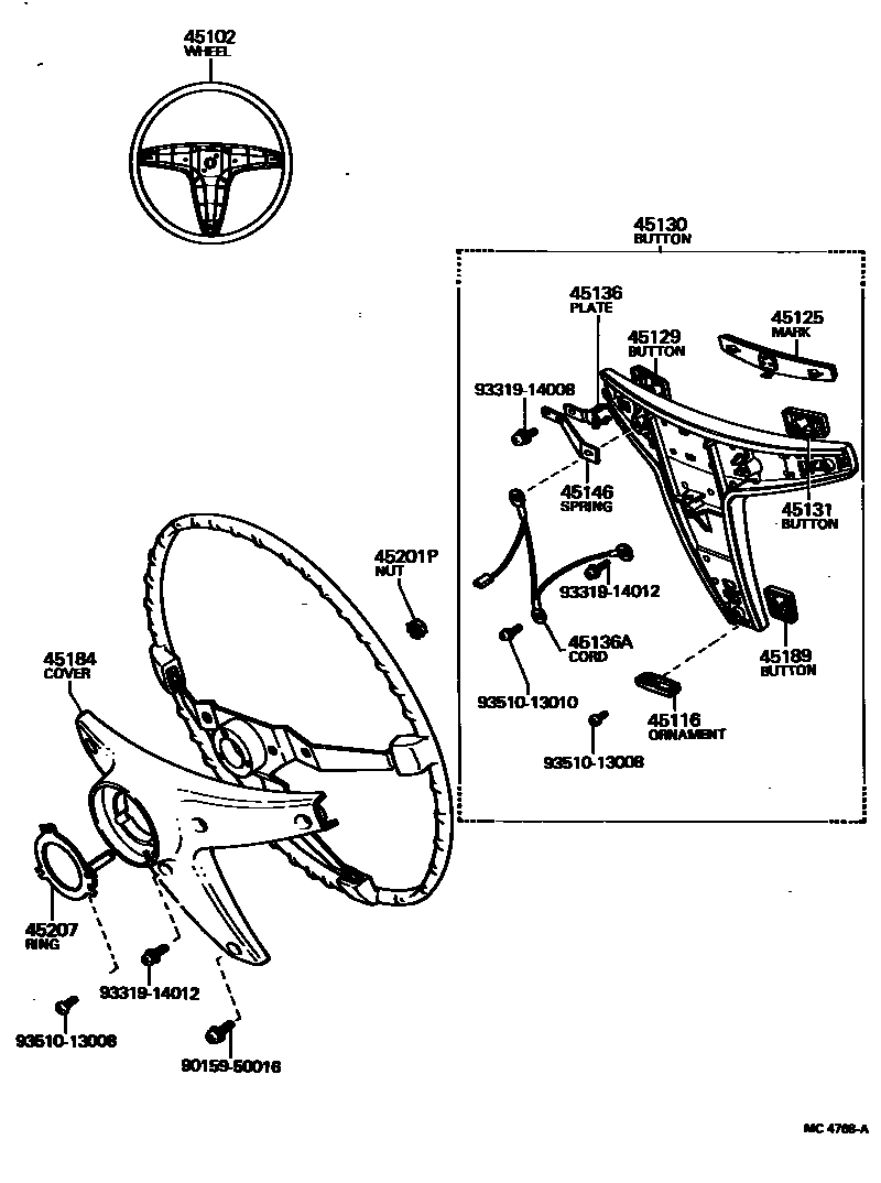 4504 — STEERING WHEEL