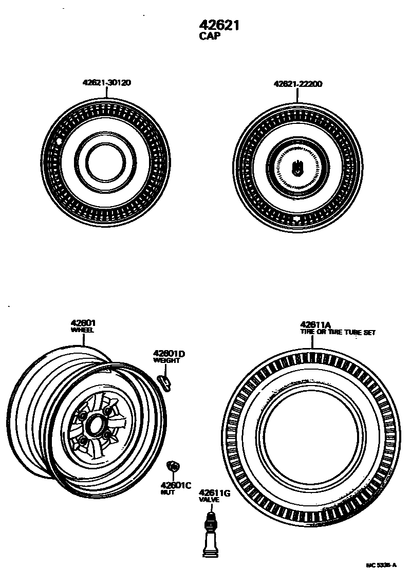 4103 — DISC WHEEL & WHEEL CAP