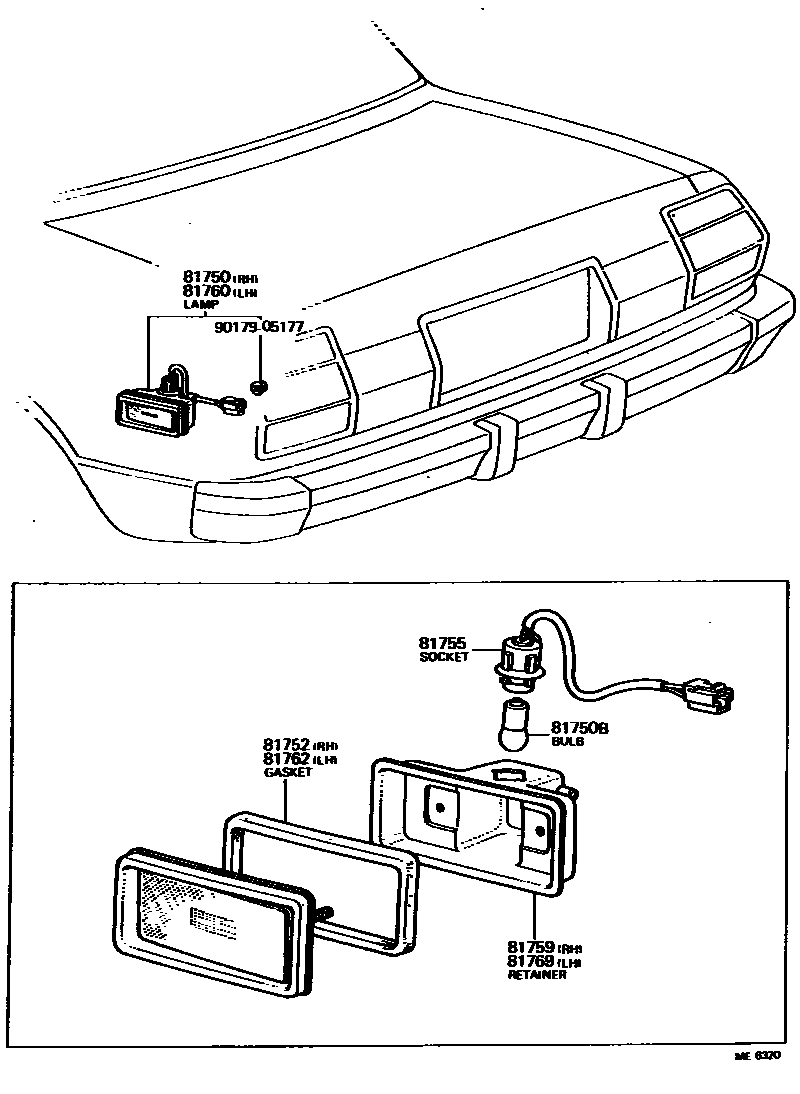 8114 — REAR SIDE MARKER LAMP