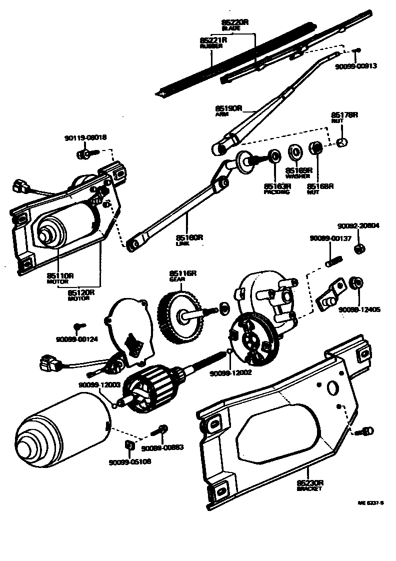 8502 — REAR WIPER