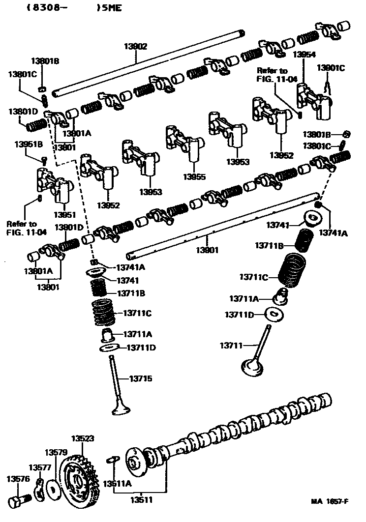 1302 — CAMSHAFT & VALVE