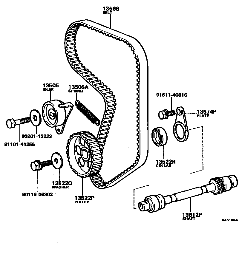 1304 — TIMING BELT