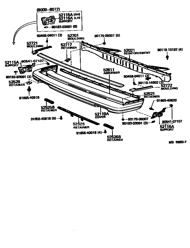 5201 — FRONT BUMPER & BUMPER STAY