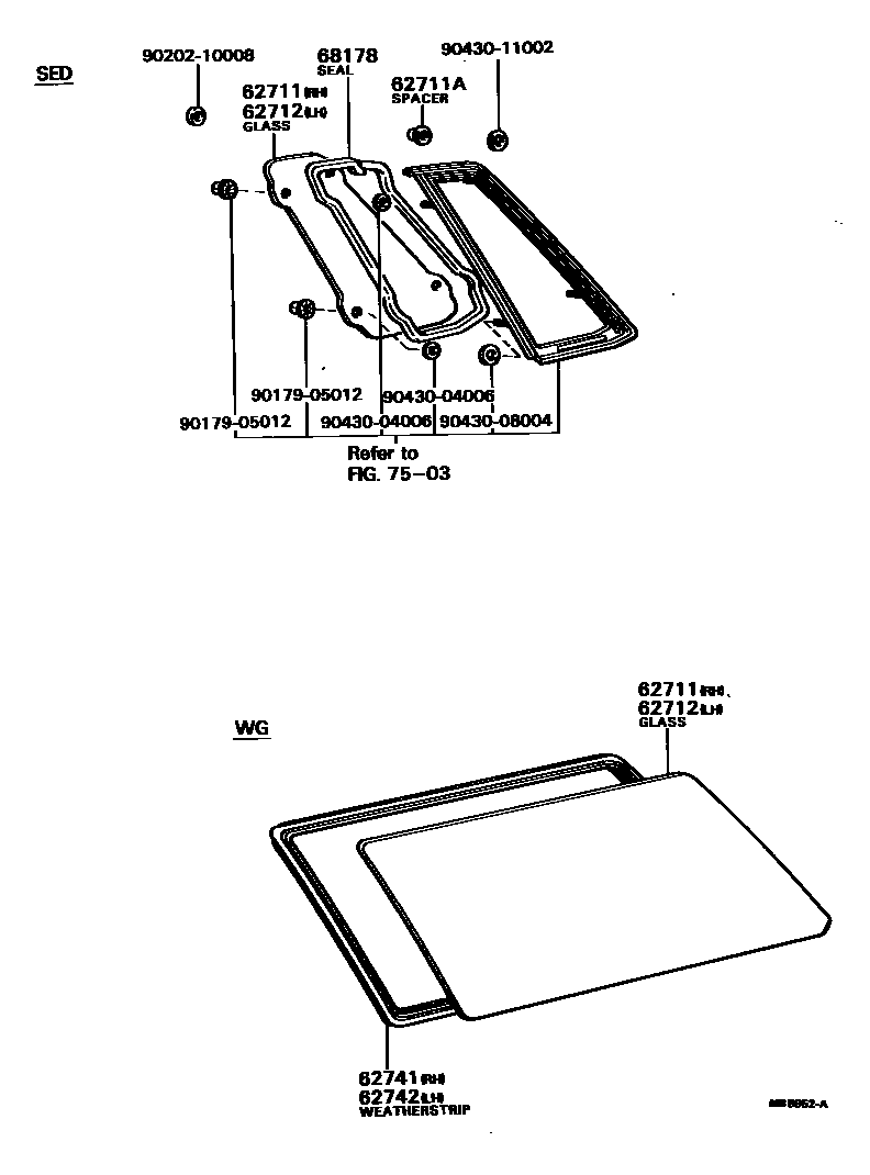 6103 — QUARTER WINDOW