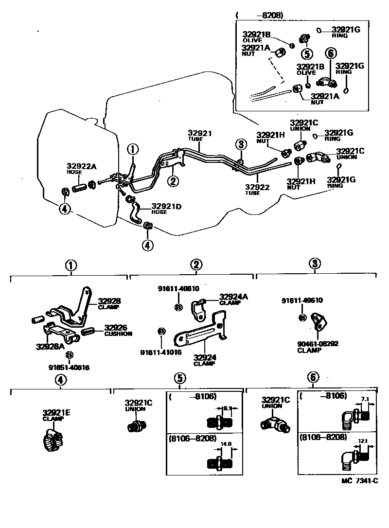 3514 — OIL COOLER & TUBE (ATM)