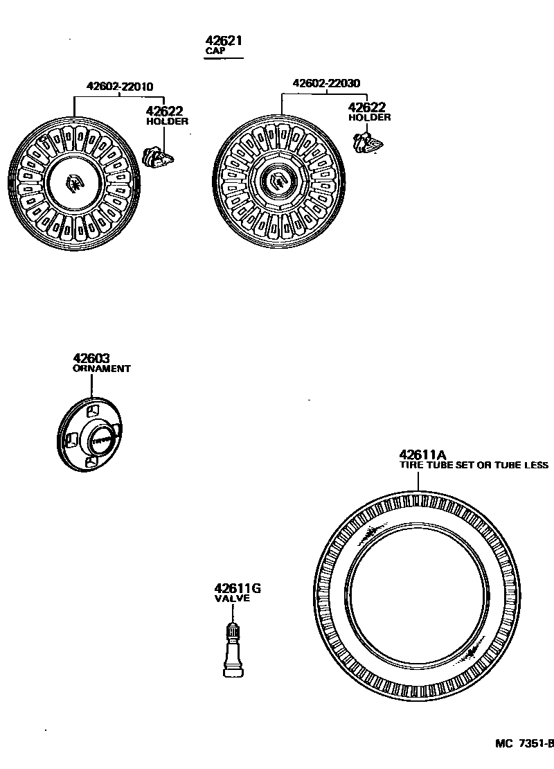 4103 — DISC WHEEL & WHEEL CAP