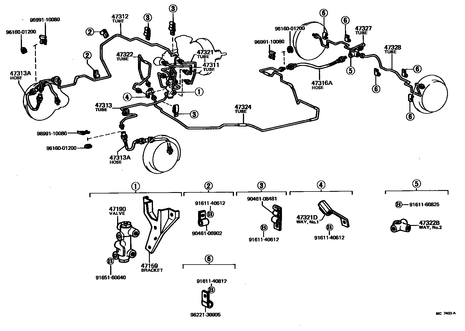 4708 — BRAKE TUBE & CLAMP