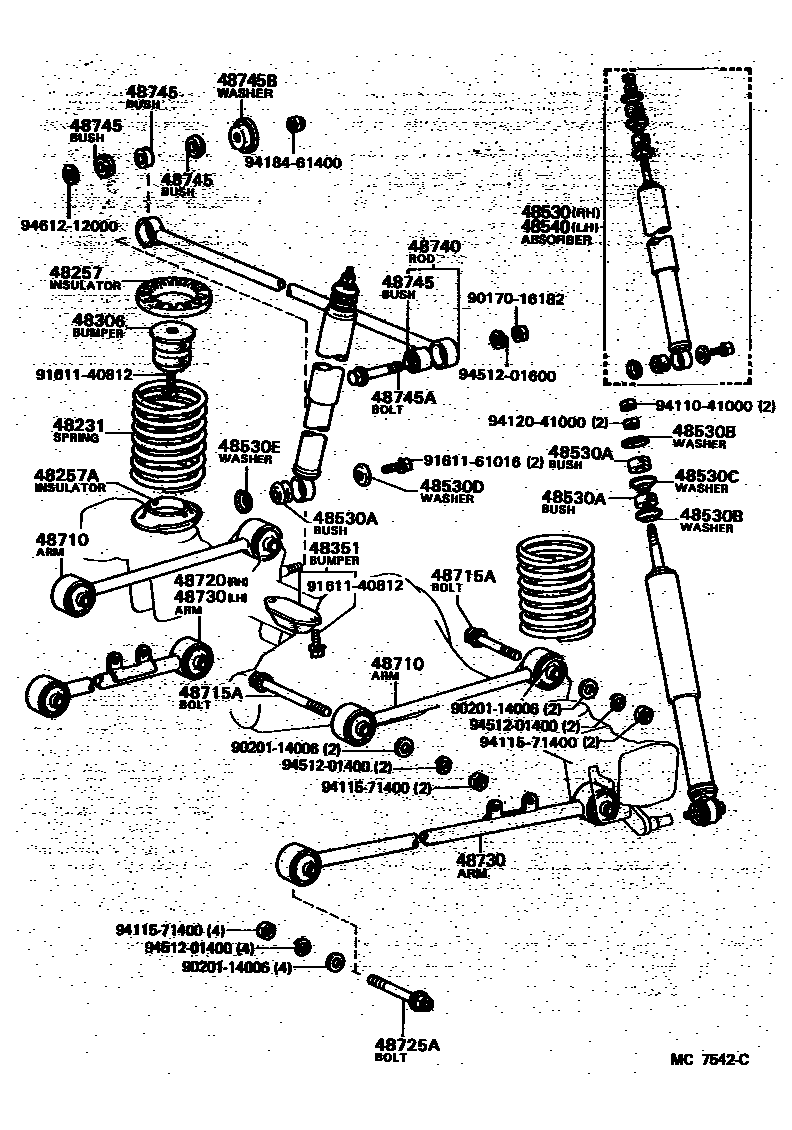 4804 — REAR SPRING & SHOCK ABSORBER