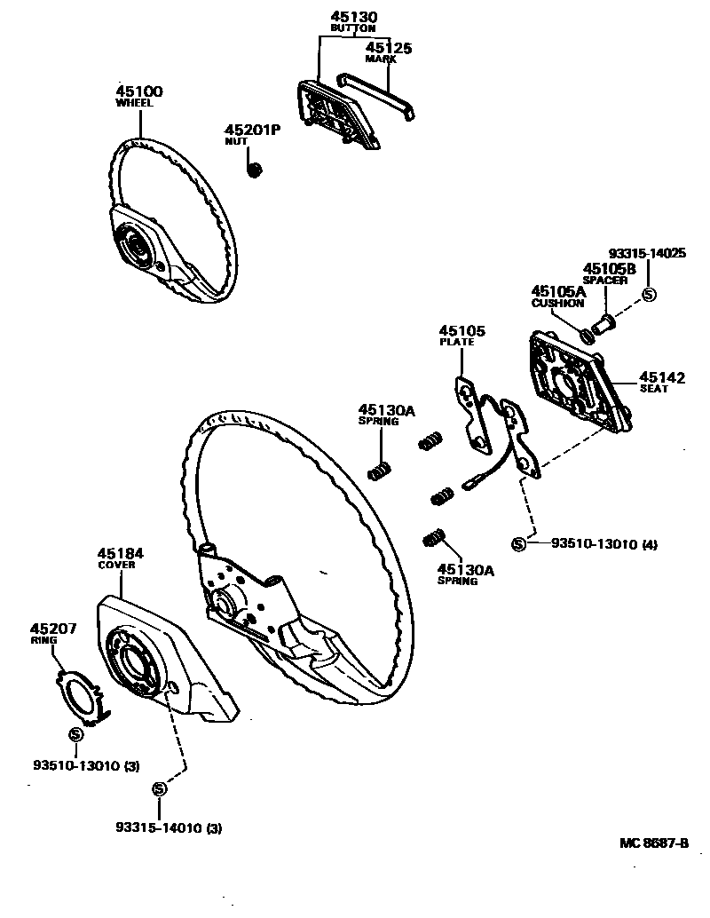 4504 — STEERING WHEEL