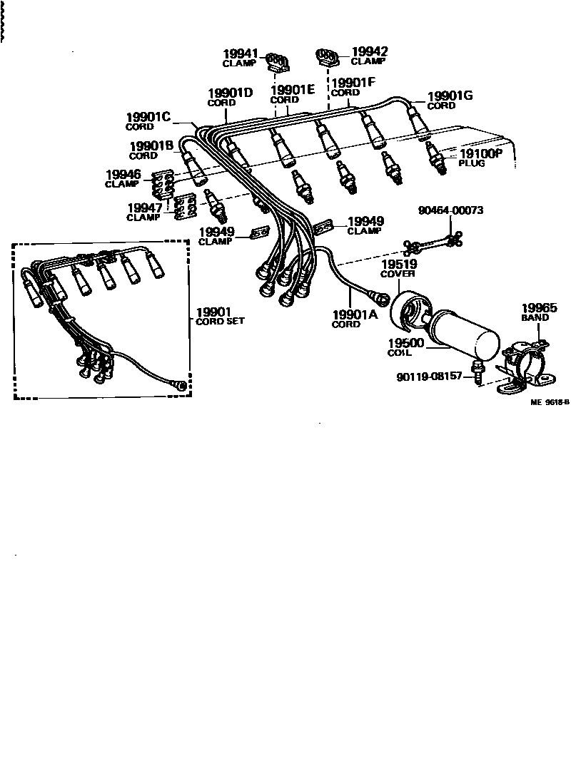 1901 — IGNITION COIL & SPARK PLUG / GLOW PLUG