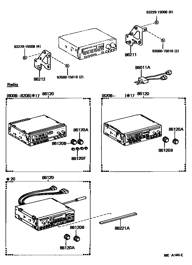 8601 — RADIO RECEIVER & AMPLIFIER & CONDENSER
