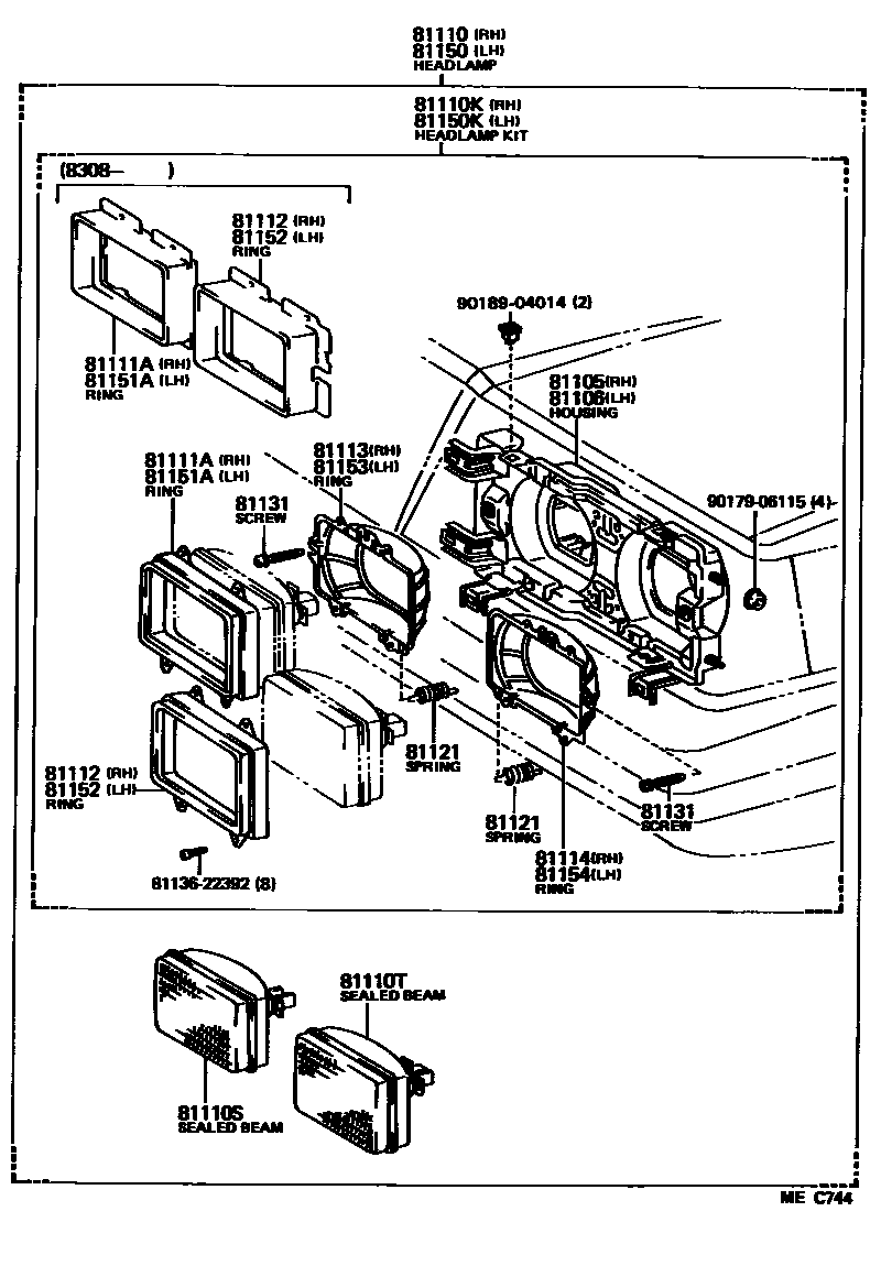 8101 — HEADLAMP