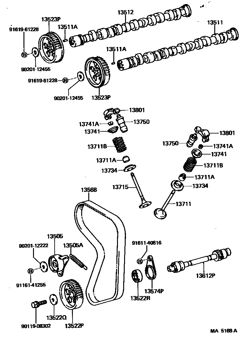 1302 — CAMSHAFT & VALVE